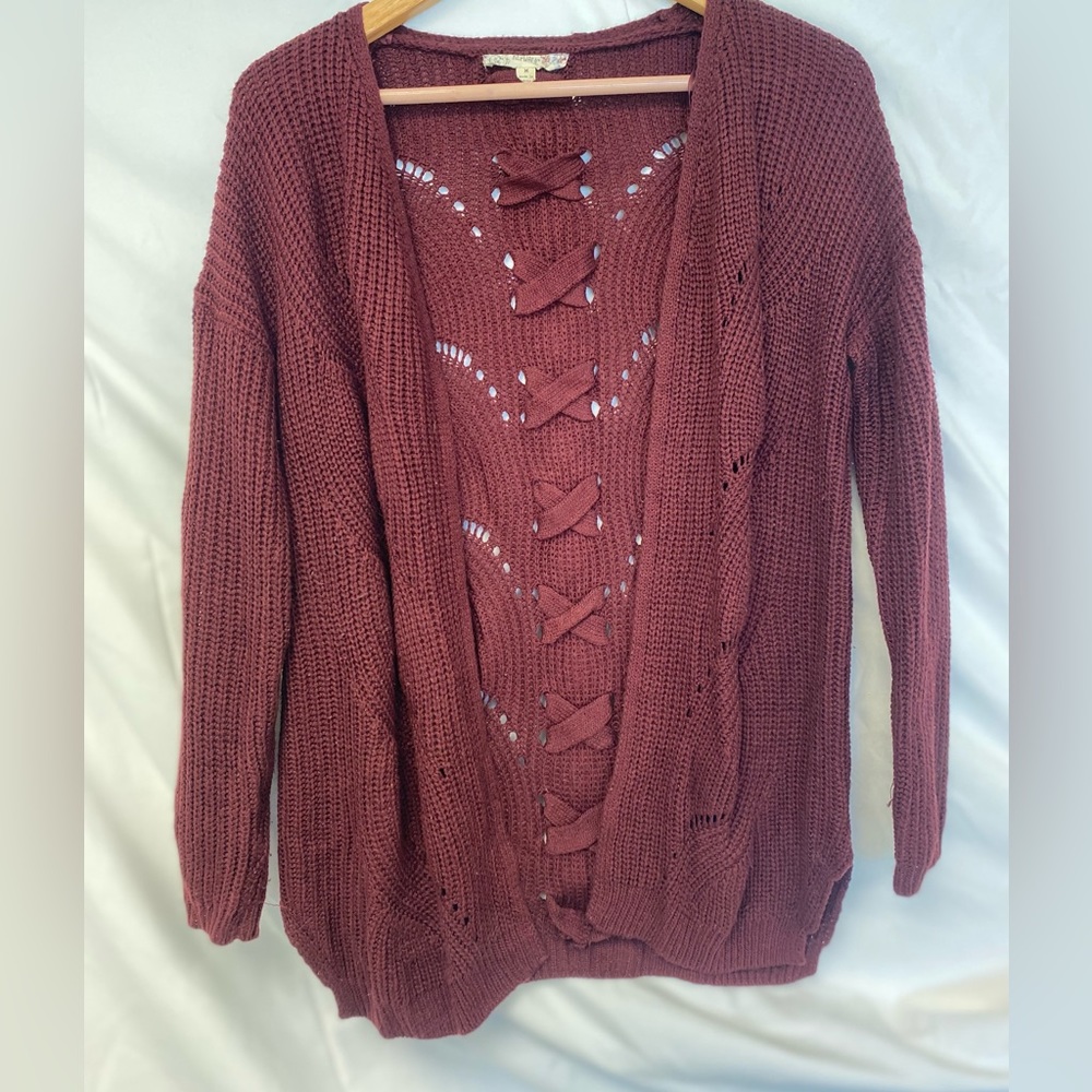 Woman’s sweater coat by Pink Republic size Med